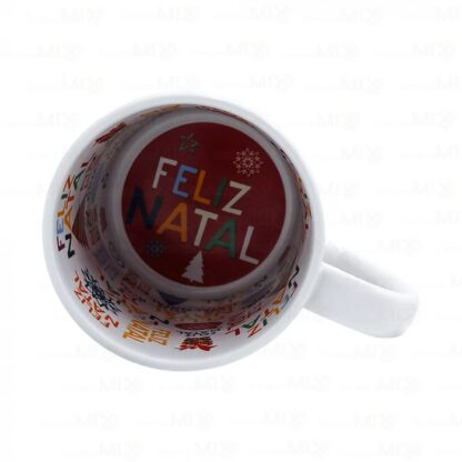 Caneca de Cerâmica personalizada Feliz Natal - Image 2