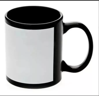 Caneca de Cerâmica tarja branca personalizada com sua arte - Image 6