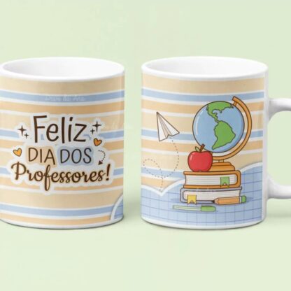 Caneca de ceramica Dia dos professores personalizada 325ml - Image 6