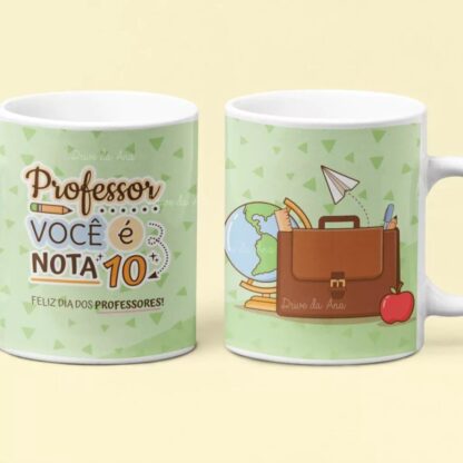 Caneca de ceramica Dia dos professores personalizada 325ml - Image 5